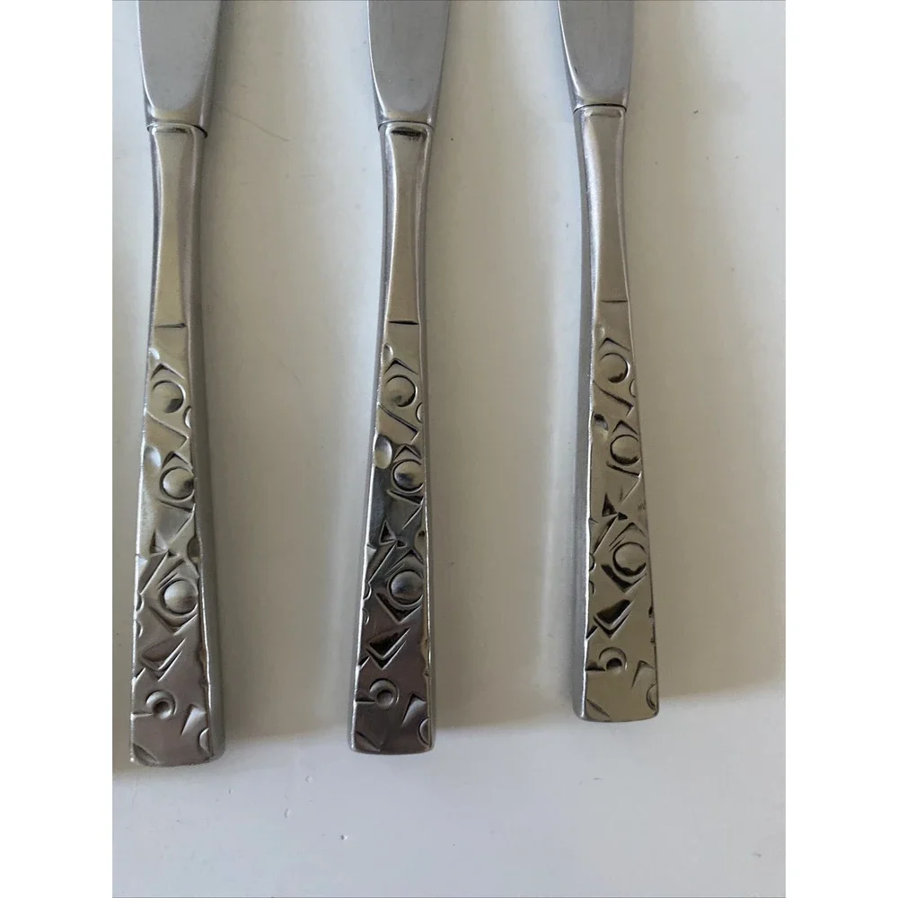 5 Dinner Knives Hollow 1847 Rogers IS International NAVAHO Stainless 8 7/8